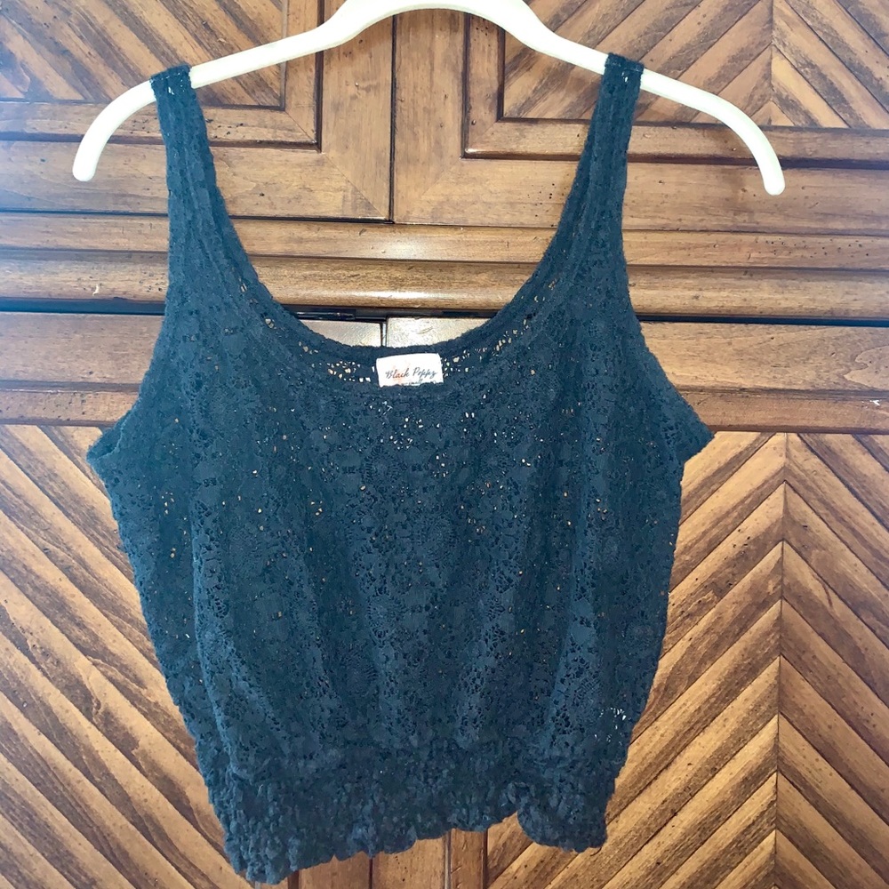 Black Lace Top